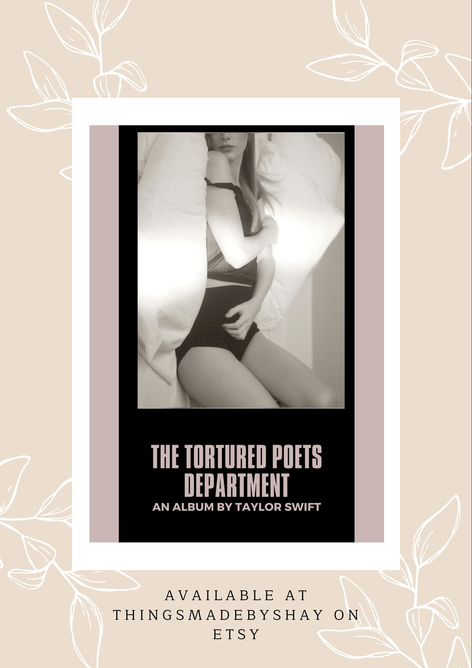 Discover The Tortured Poets Department Poster, TTPD Poster, Taylor New Album Poster