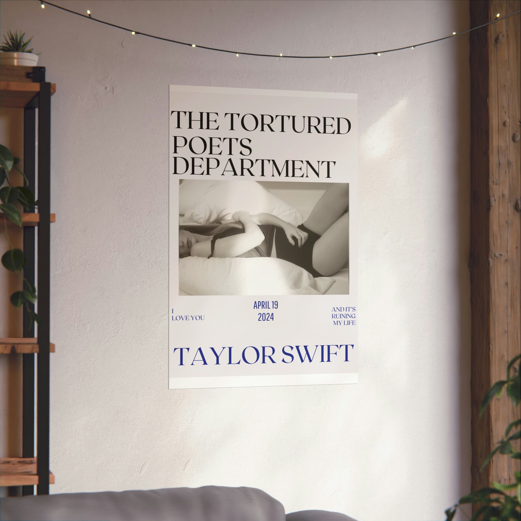 Discover The Tortured Poets Department Poster, TTPD Poster, Taylor New Album Poster