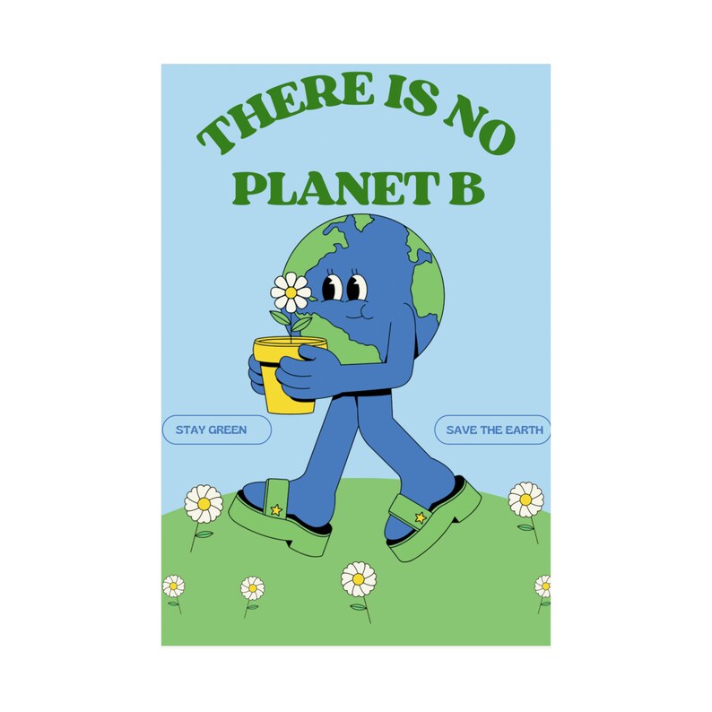 There is no planet b poster etsy