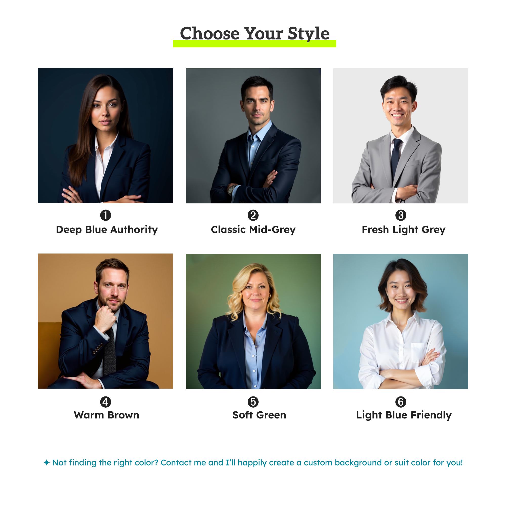 Custom Professional Business Headshot - Linkedin Profile Picture ...