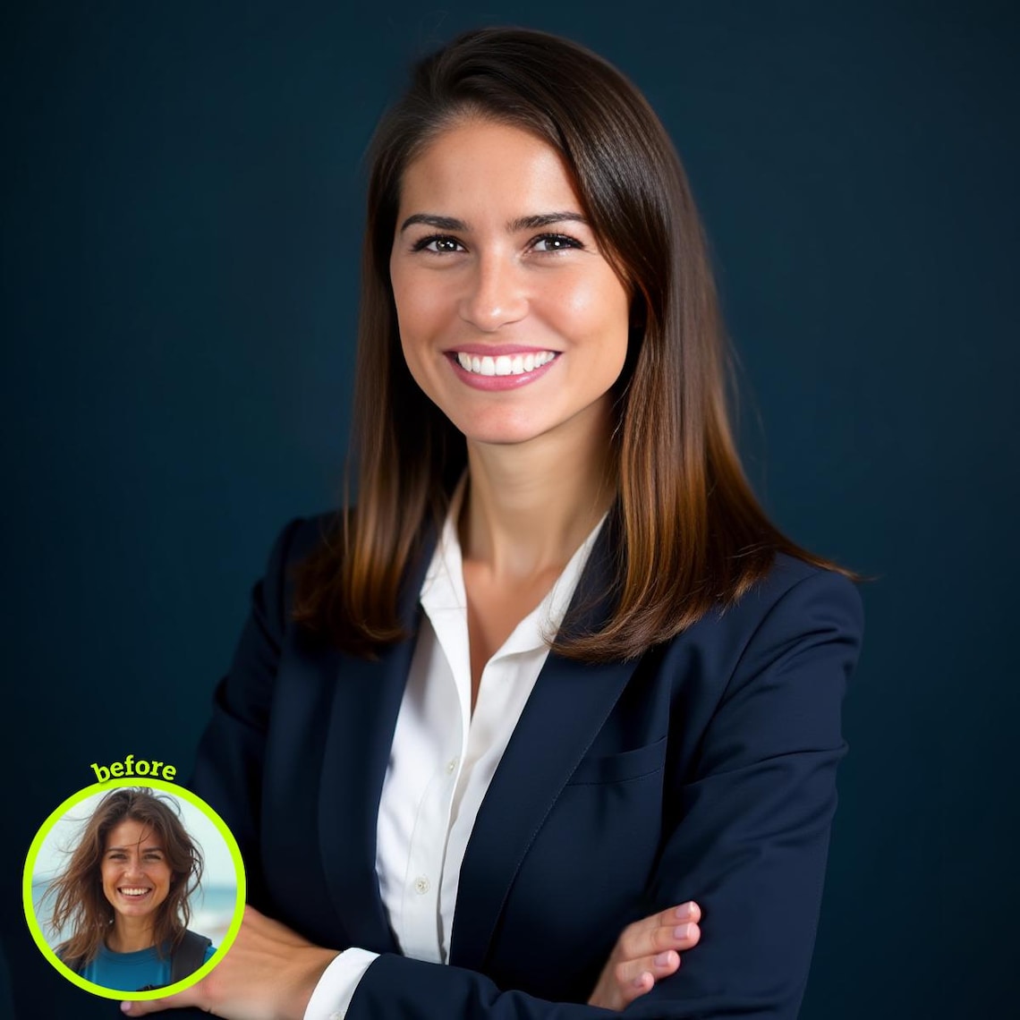 Custom Professional Business Headshot - Linkedin Profile Picture ...