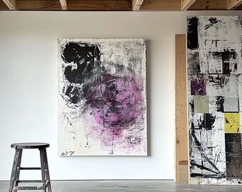 Art Studio muurmodel, aanpasbare lijst, Photoshop, Photopea, canvas, luxe stijlvolle high-end interieur woonkamers