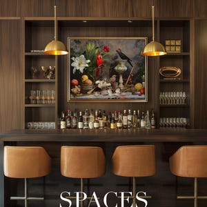 Home Bar Wall Art Mockup, PSD Template, Customizable Frame, Photoshop ...