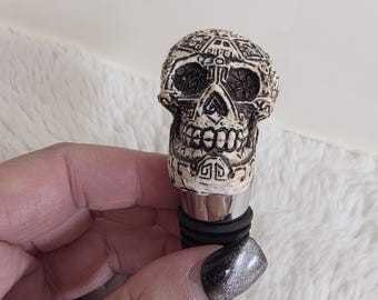 Vintage Skull Head Wine Stopper