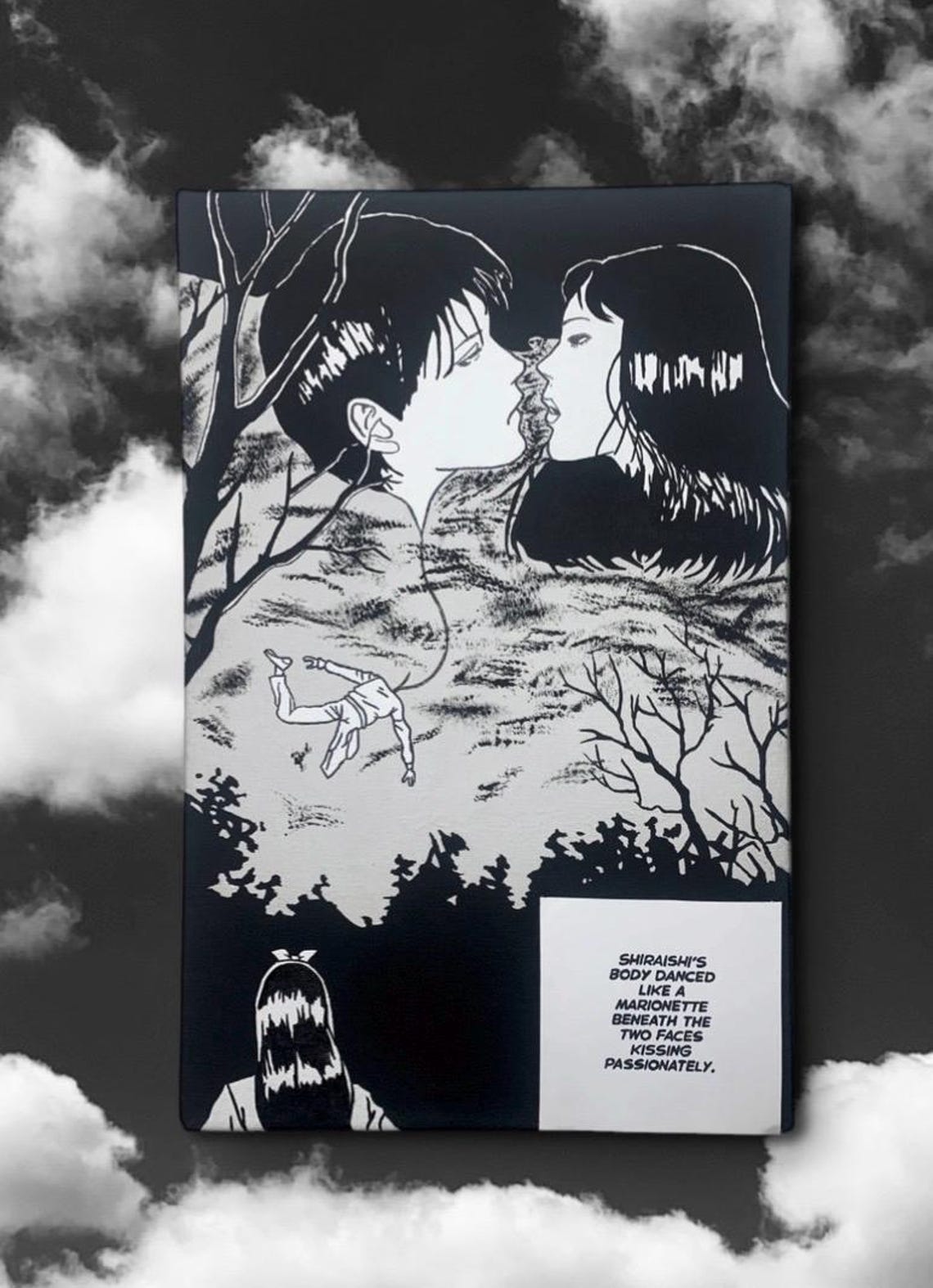 Junji Ito Acrylic Art (the Hanging Balloons) Etsy