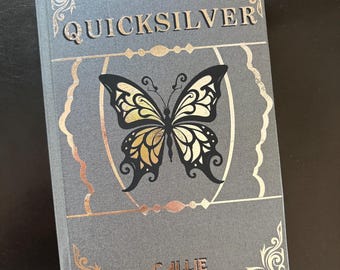 Książka oprawiona w płótno Quicksilver
