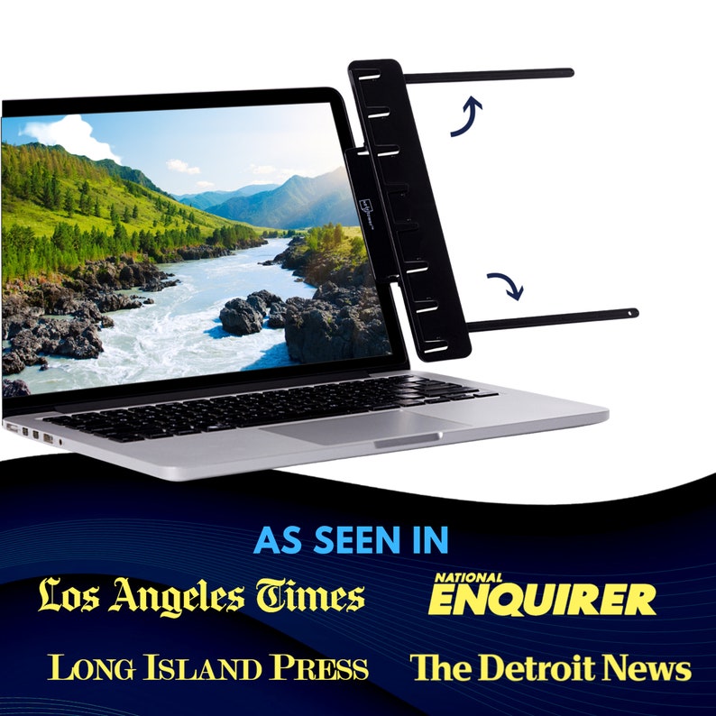 Note Tower Monitor Document Holder for Typing Reduces Eye & Neck Strain