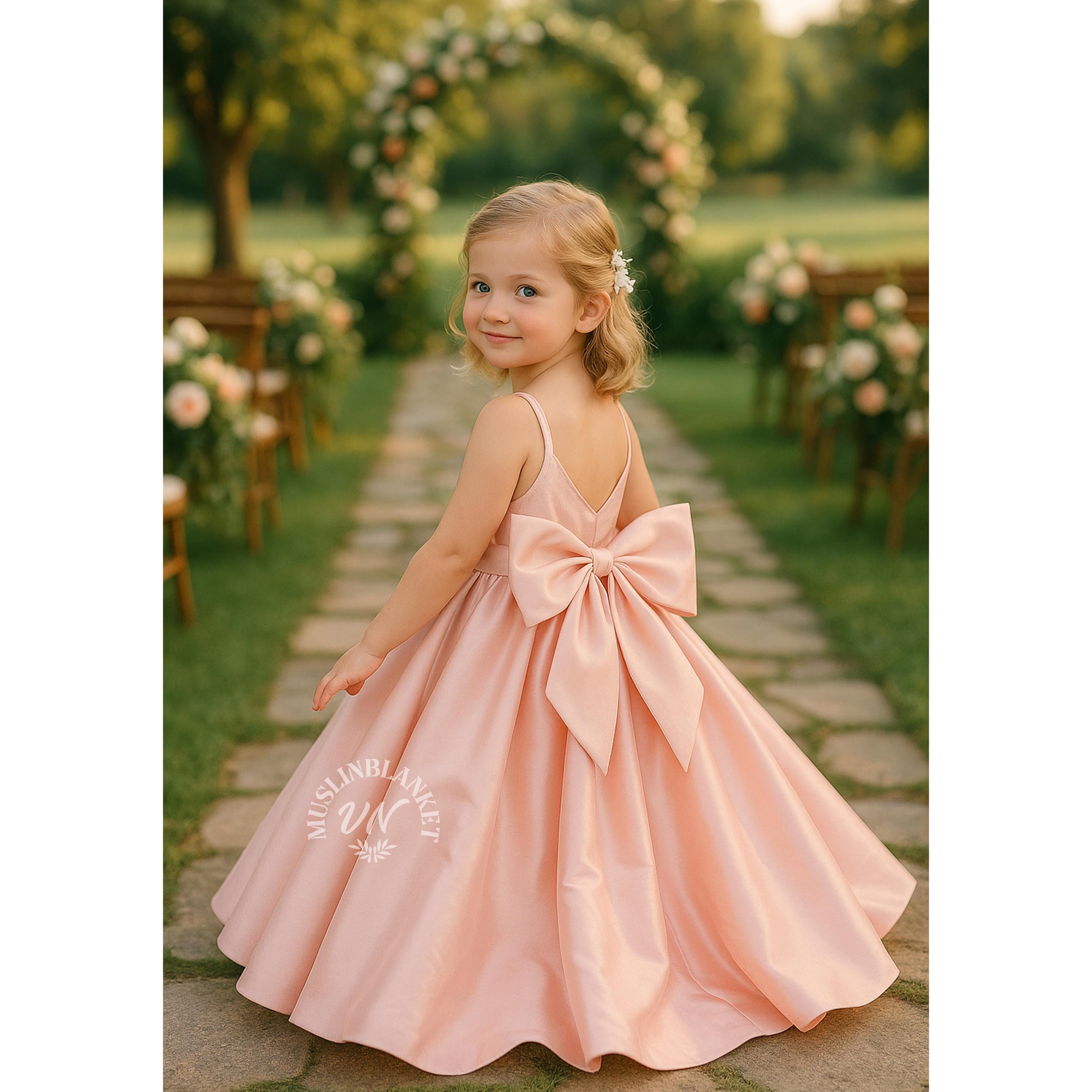 Salmon Bridesmaid Dress - Etsy