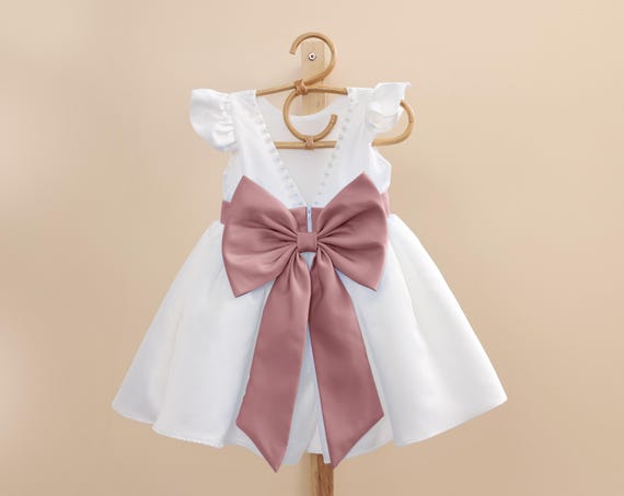 strapless open back dress Light Pink Halter Sleeveless Summer Homecoming Dress with Belt main image 1