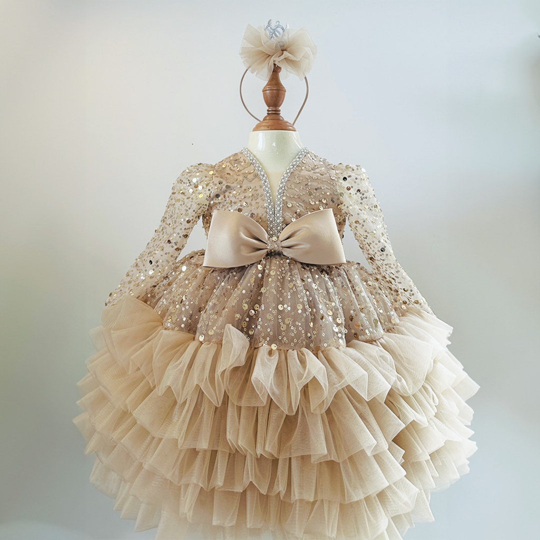 Bebe Sparkle Gold Spot Party Dress main image 1