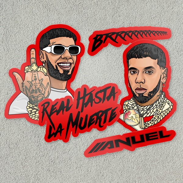 Anuel AA Stickers - Latin Music - Reggaeton