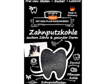 QCHEFS Zahnputzkohle Hund