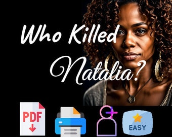 Printable Natalia Godwin Murder Case: Detective Game, Unsolved Murder, Cold Case Files, Murder Mystery, Date Night, Digital Download