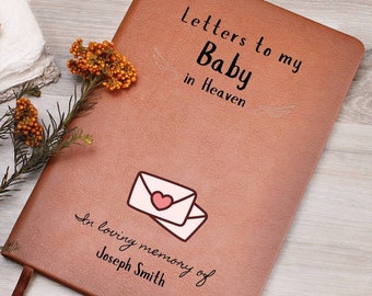 Loss of child grief journal pregnancy loss gift miscarriage gift baby in heaven memorial journal son/daughter in heaven, letters to heaven