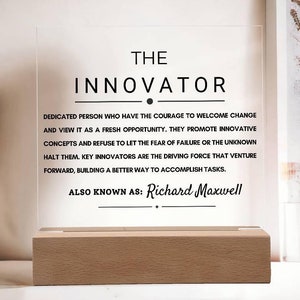 Personalized Gift for Innovator, Bulk Team Gifts, Employee Awards, Christmas Gifts, Retirement, Coworker Gift|Employee Thank You|Leader Gift