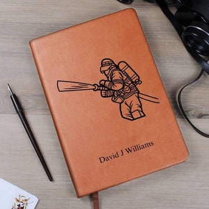 Personalized Journal for Firefighter, Fireman Retirement Gift, Birthday gift for Firefighter from wife, Fire Department Gift|Fireman Weeding