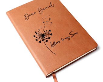 Daughter Leather Journal Notebook From Mom - To My Daughter Never