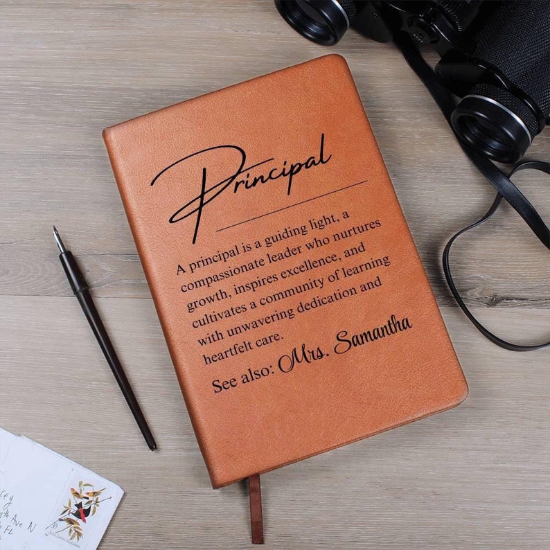 Personalized Principal Definition Journal, Gift for School Principal, Principal Day Gift, Retirement Gift for Principal, Headteacher Journal image 2