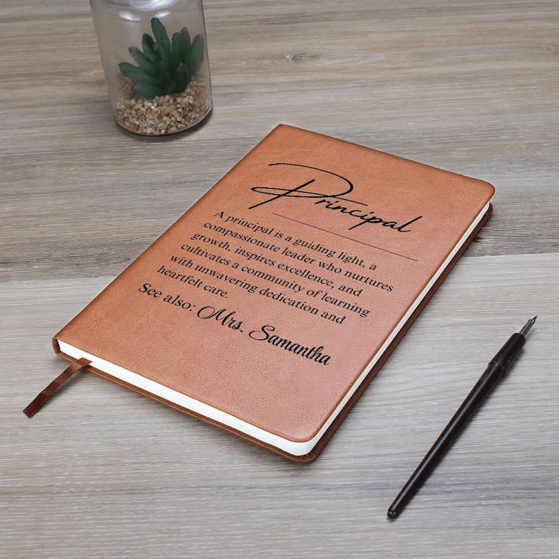 Personalized Principal Definition Journal, Gift for School Principal, Principal Day Gift, Retirement Gift for Principal, Headteacher Journal image 7