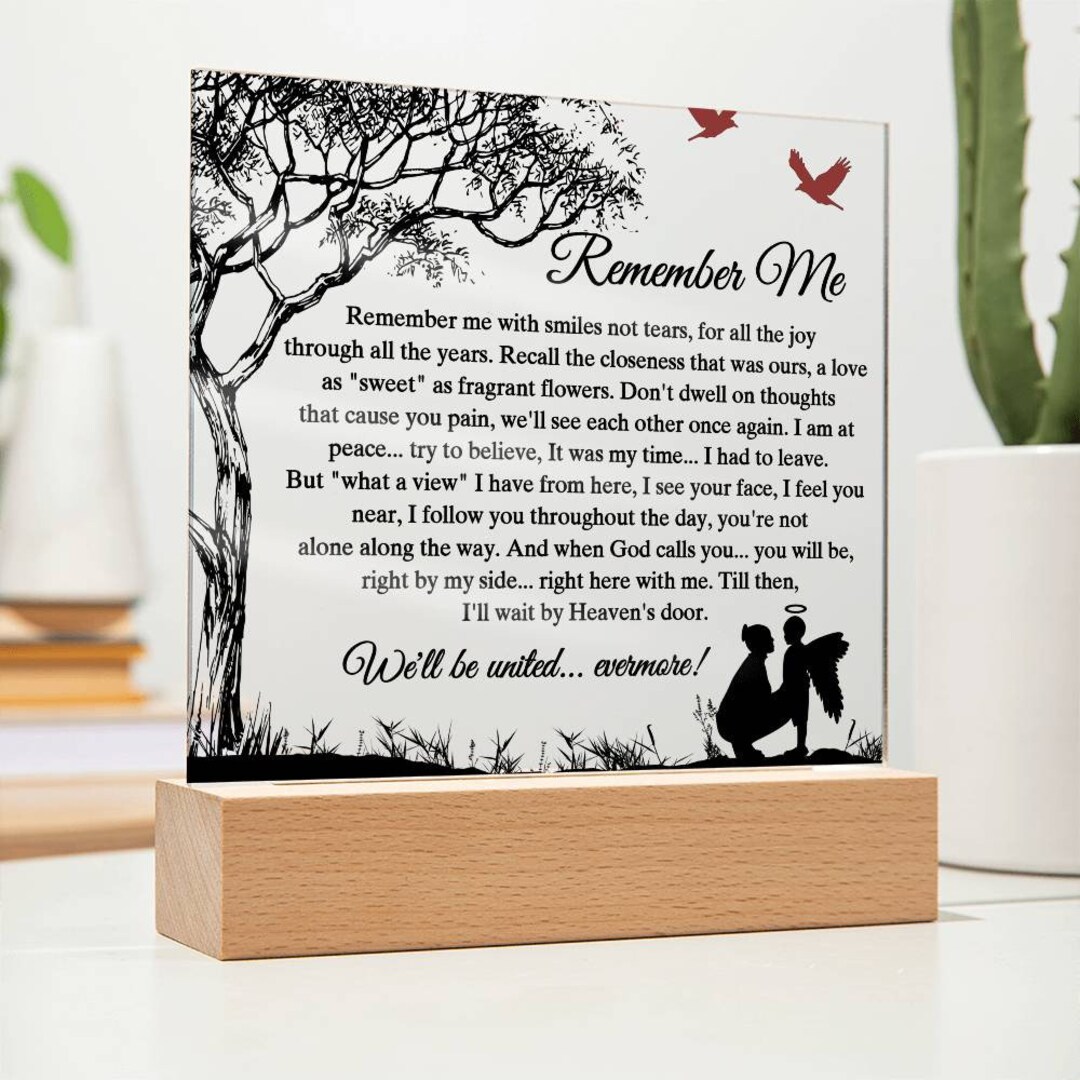 Stillbirth Sign Remember Me Baby Loss Memorial Plaque Baby Stillborn Gift for Mom ...