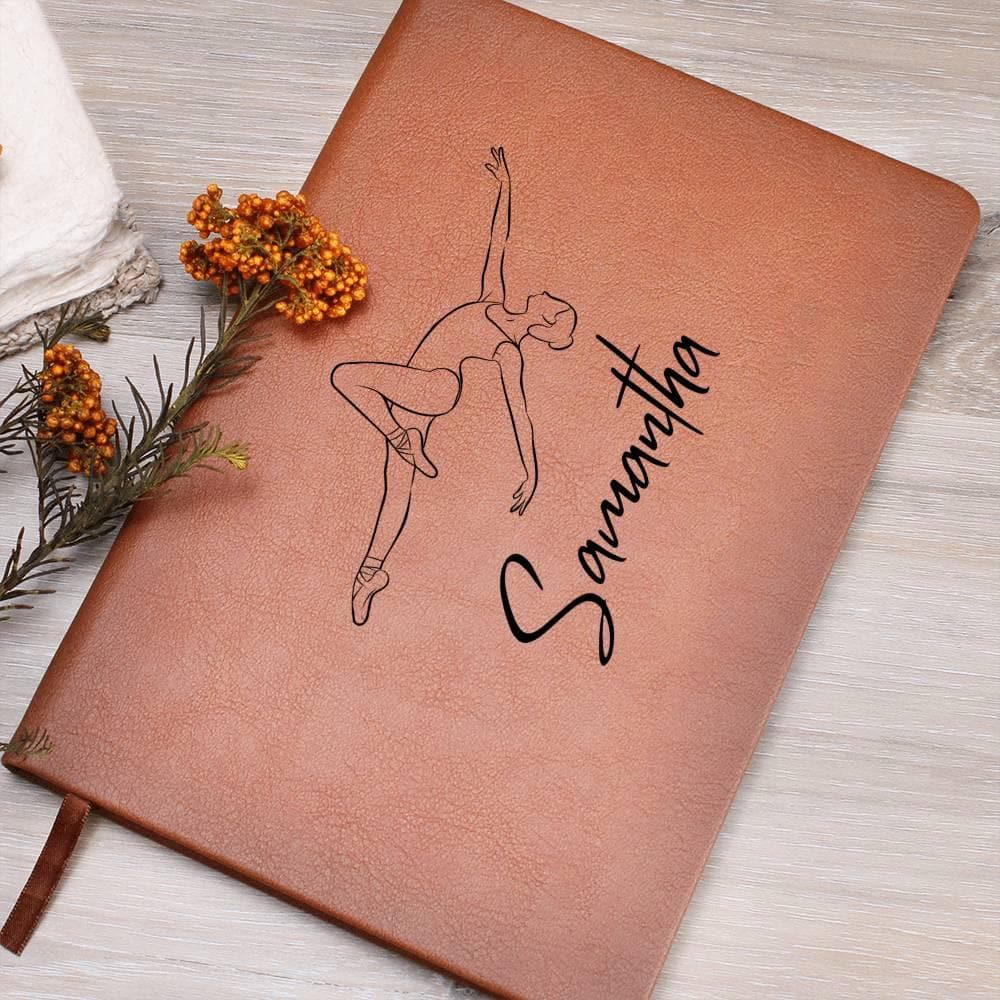 Personalized Dancer Journal, Dance Teacher Gift, Ballerina Notebook, Gifts for Dancer, Dance Team Gift, Gift for Instructor, Ballet Dancer