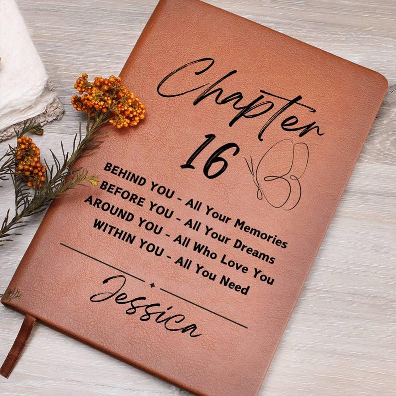 Diario de cumpleaños del capítulo 16: Regalos para 16 años, regalos para dulces 16, ideas de regalos de cumpleaños personalizados, regalos de cumpleaños para hija o nieta imagen 7