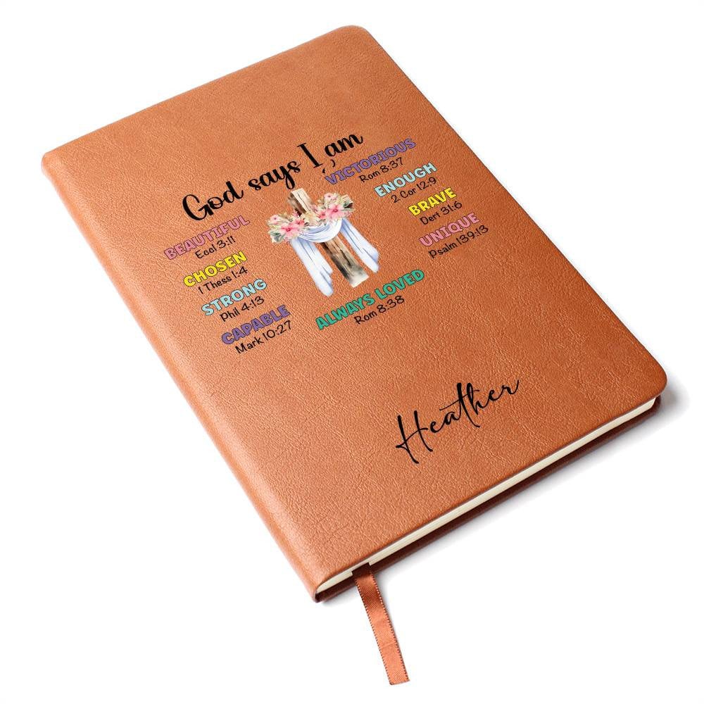Custom Bible verse positive affirmations Journal, Religious Gift for Christian friend, Catholic gifts, Prayer journal for women, bible study