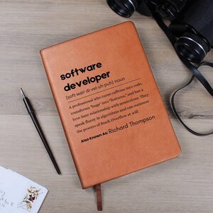 Diario de definición de desarrollador de software, regalo para programador, regalo de informática, cuaderno de codificación/diario de ingeniero de software, regalo de graduación imagen 10