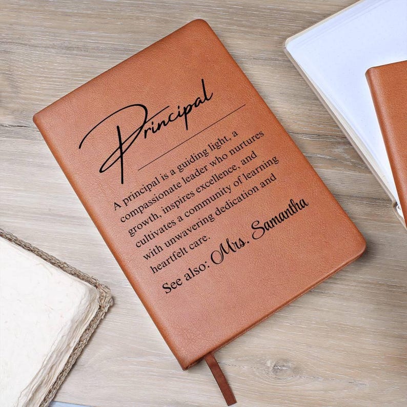 Personalized Principal Definition Journal, Gift for School Principal, Principal Day Gift, Retirement Gift for Principal, Headteacher Journal image 8