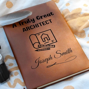 Architect Gift Personalized Notebook, Architect Gifts, Architecture Student Graduation, Future Architect, Architect Christmas|Birthday Gifts