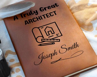 Architect Gift Personalized Notebook, Architect Gifts, Architecture Student Graduation, Future Architect, Architect Christmas|Birthday Gifts