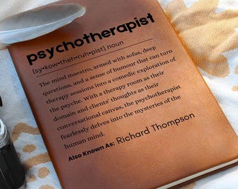 Psychotherapist Definition Journal, Gift for Therapists, Psychologists Gift, Psychotherapist Student Graduation Gift|Christmas|Birthday Gift