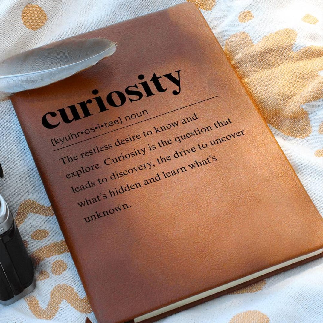 Curiosity Journal Curiosity Definition Personalized Journal, Gift for Explorer, Gift for ...