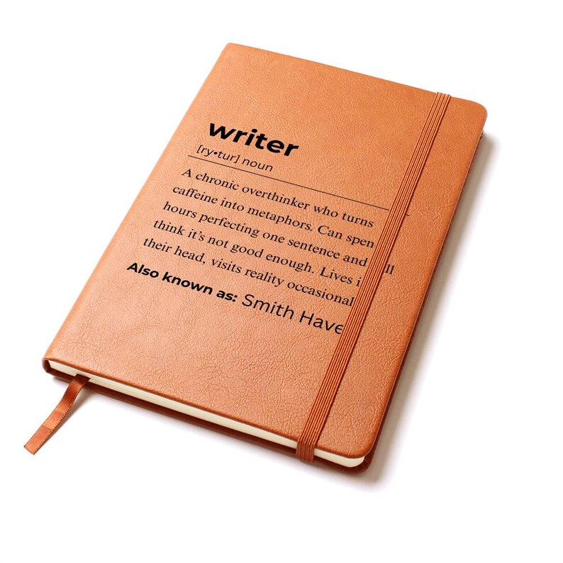 Writer Definition Personalized Journal, Gift for Writer, Writing Journal, Gift for Author|Writer Birthday & Christmas Gift|Funny Writer Gift image 10