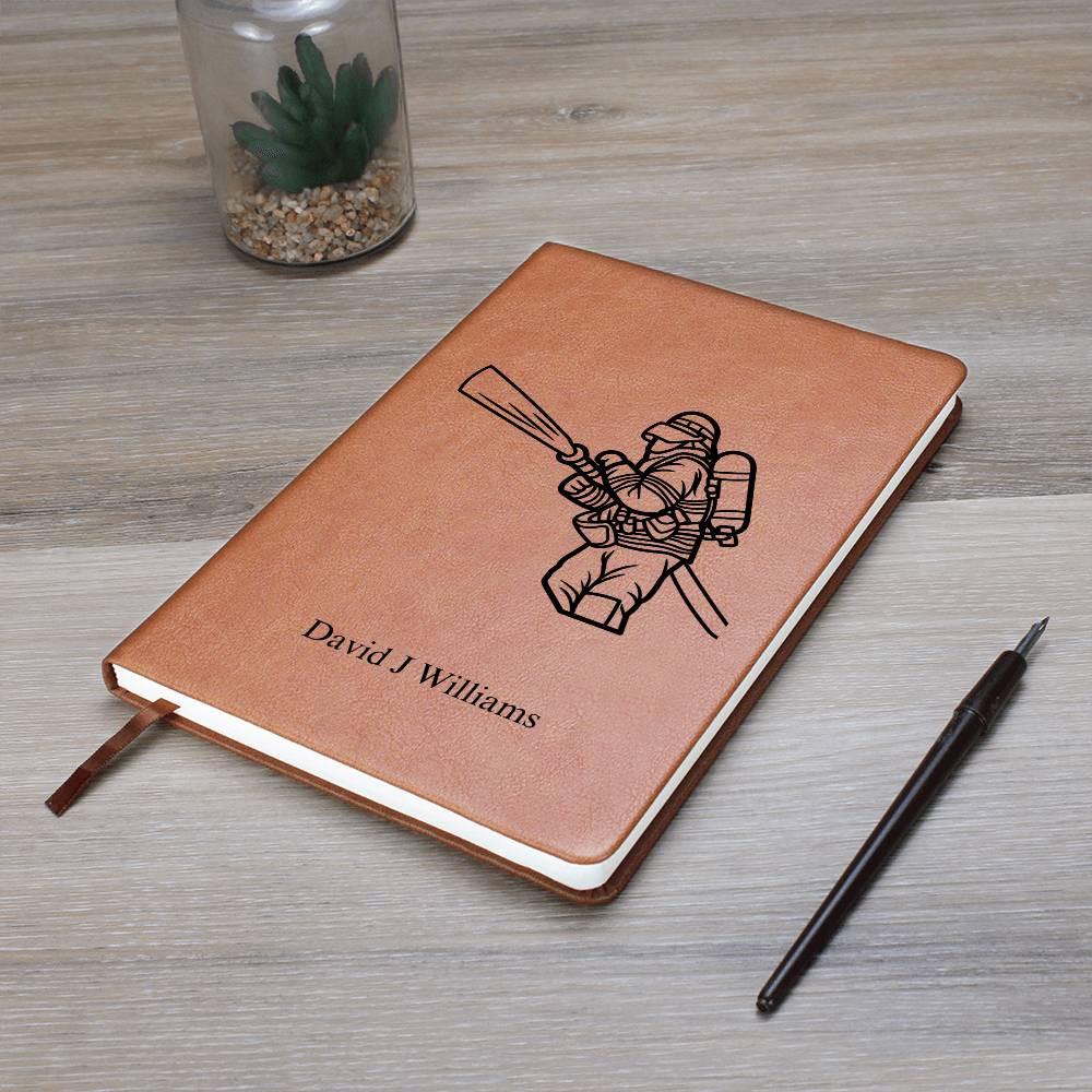 Personalized Journal for Firefighter, Fireman Retirement Gift, Birthday gift for Firefighter from wife, Fire Department Gift|Fireman Weeding