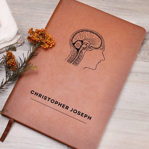 Personalisiertes Neurologe Journal, Geschenk für Neuro Krankenschwestern, Graduierung Geschenk für Neurowissenschaftler, Kundenspezifisches Notizbuch für Neuro Pflege, Neurowissenschaftler Geschenke
