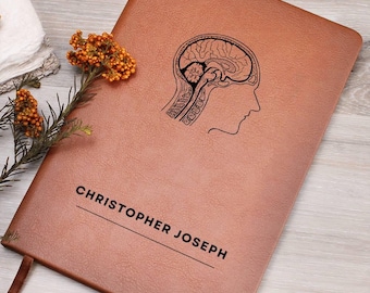 Personalized Neurologist Journal, Gift for Neuro Nurses, Neuroscience Graduation Gift, Custom Notebook for Neuro Care, Neuroscientist gifts