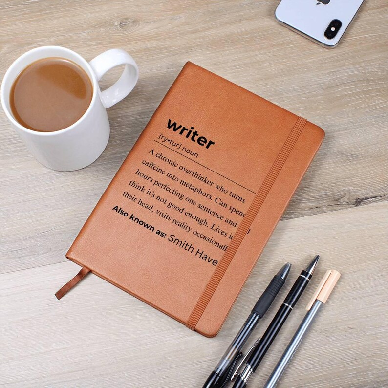 Writer Definition Personalized Journal, Gift for Writer, Writing Journal, Gift for Author|Writer Birthday & Christmas Gift|Funny Writer Gift image 9