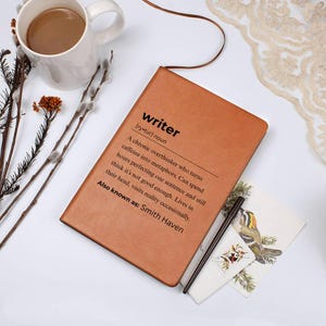 Writer Definition Personalized Journal, Gift for Writer, Writing Journal, Gift for Author|Writer Birthday & Christmas Gift|Funny Writer Gift image 8