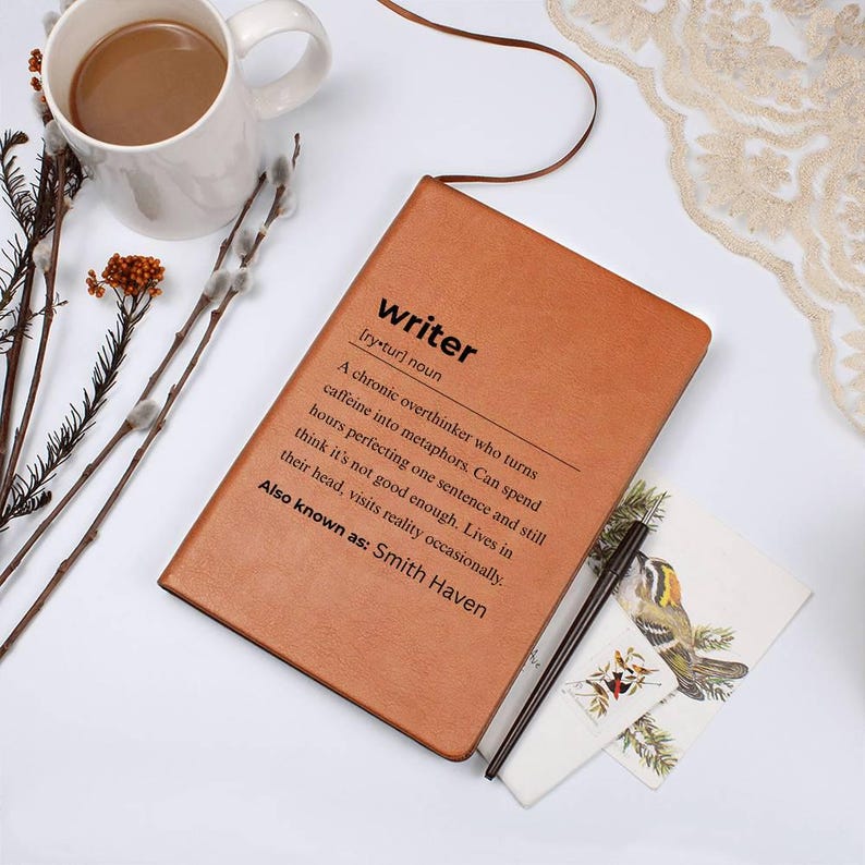 Writer Definition Personalized Journal, Gift for Writer, Writing Journal, Gift for Author|Writer Birthday & Christmas Gift|Funny Writer Gift image 8