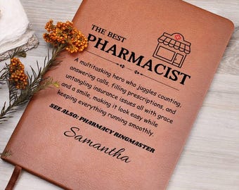 The Best Pharmacist Definition Journal, Gifts for Pharmacist, Pharmacy Student Graduation Gift, New Pharmacist, Pharmacy Week,Thank You Gift