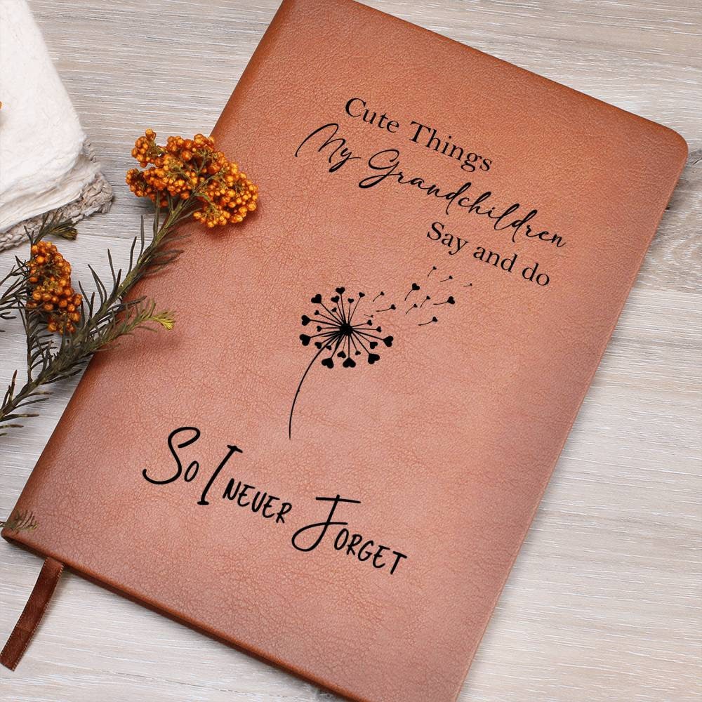 Cute things my grandchildren say and do Grandma's keepsake journal, Grandchildren memory book gift for Grandma, grandma's and grandkids