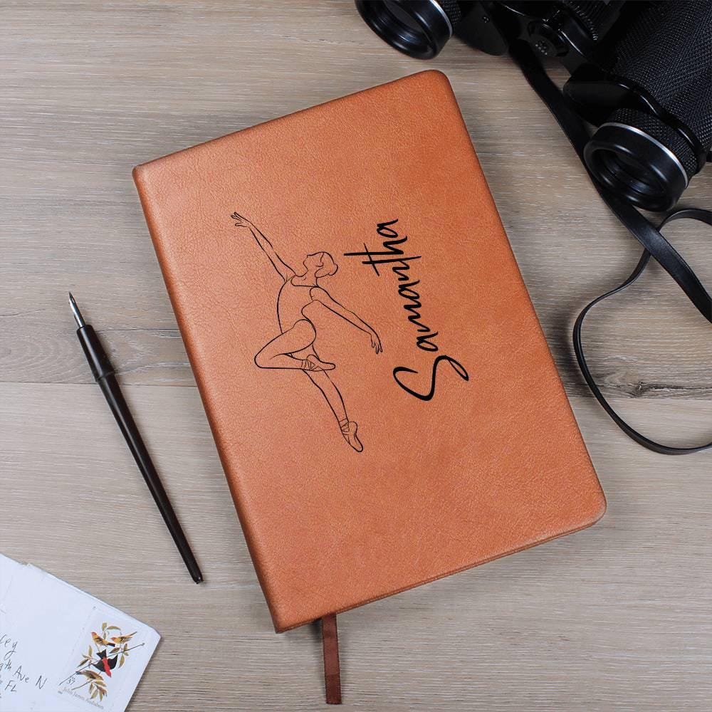 Personalized Dancer Journal, Dance Teacher Gift, Ballerina Notebook, Gifts for Dancer, Dance Team Gift, Gift for Instructor, Ballet Dancer