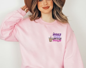 Kaffee Sweatshirt, Kaffee Shirt, Kaffee Weihnachten Sweatshirt, für sie, Kaffee Sweatshirt, für Frauen Kaffee Geschenke, Kaffee-Liebhaber-T-Shirt,