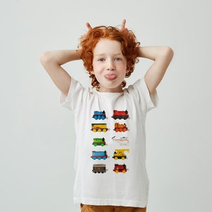 Toddlers Photographic Thomas the Tank Engine T-Shirt, Thomas and Friends Apparel, Train T-Shirt, Train Apparel