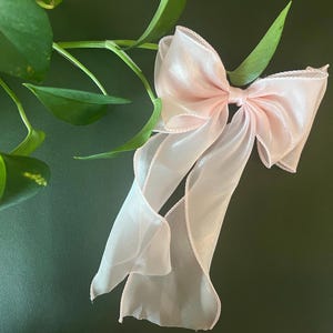 Exquisite Vintage Hair Barrettes - Elegant Mesh Ribbon Bowknot Shaped Hair Clips for Women&#39;s Daily Wear, Stylish Accessories for Updo