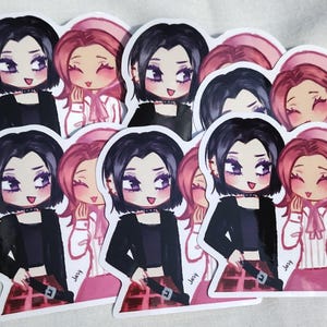 vinyl stickers 2.5 inches strawberry girls