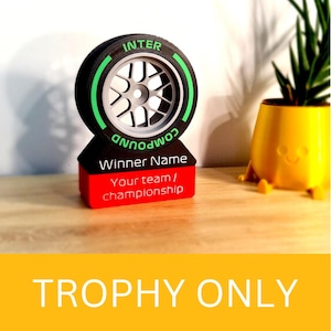 F1 tyre special customizable SUPPORT ONLY - Extra Trophee design - Customizable Formula 1  - Gift idea for F1 lovers