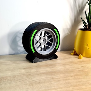 Customizable F1 tyres - INTER VERSION - formula 1  race car parts - grand prix gifts for him - 3d printed christmas gift for boyfriend