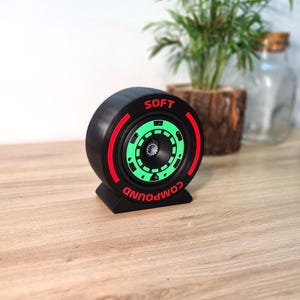 Customizable Stake Sauber F1 Tyre, Rim Cover and Nut - 5 VERSIONS - formula 1 race car wheel - grand prix gifts for him - gift for boyfriend